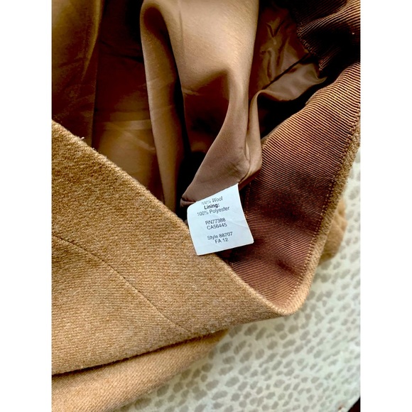 J. Crew No. 2 Pencil Skirt Camel Tan Wool 00 XXS XS - Picture 5 of 7